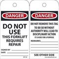 Nmc TAGS, DO NOT USE THIS FORKLIFT RPT138G